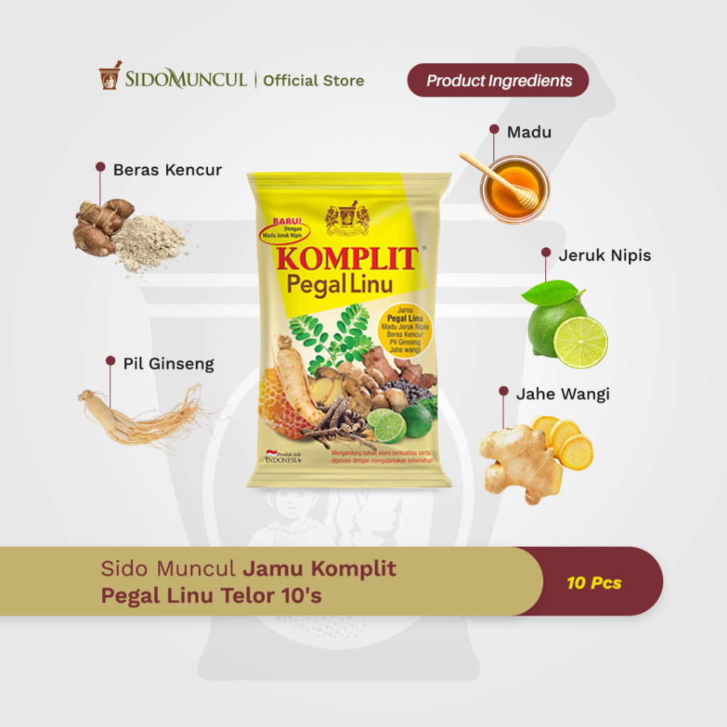 Sido Muncul Jamu Komplit Pegal Linu Telor 10's