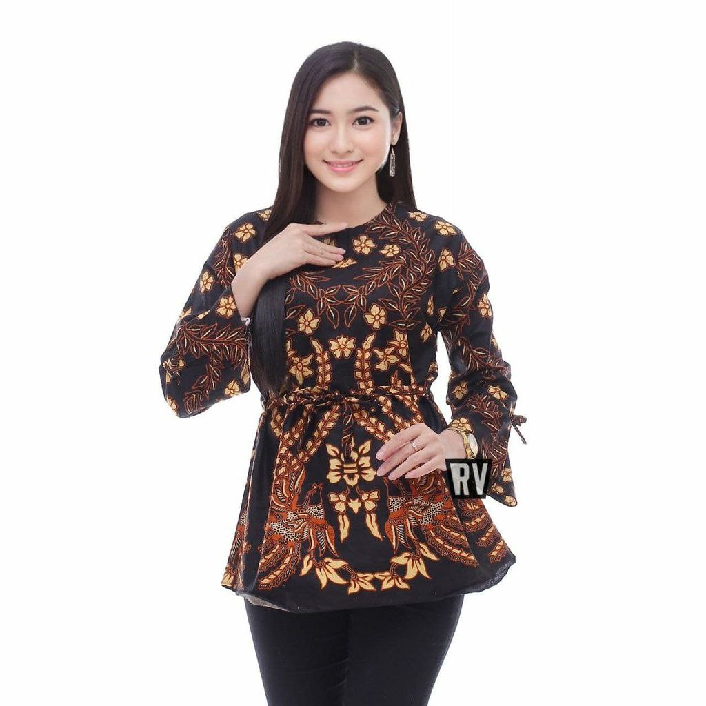 TERBARU_Baju Atasan Bloues Batik Wanita||Batik Kerja||Batik Modern[GB]