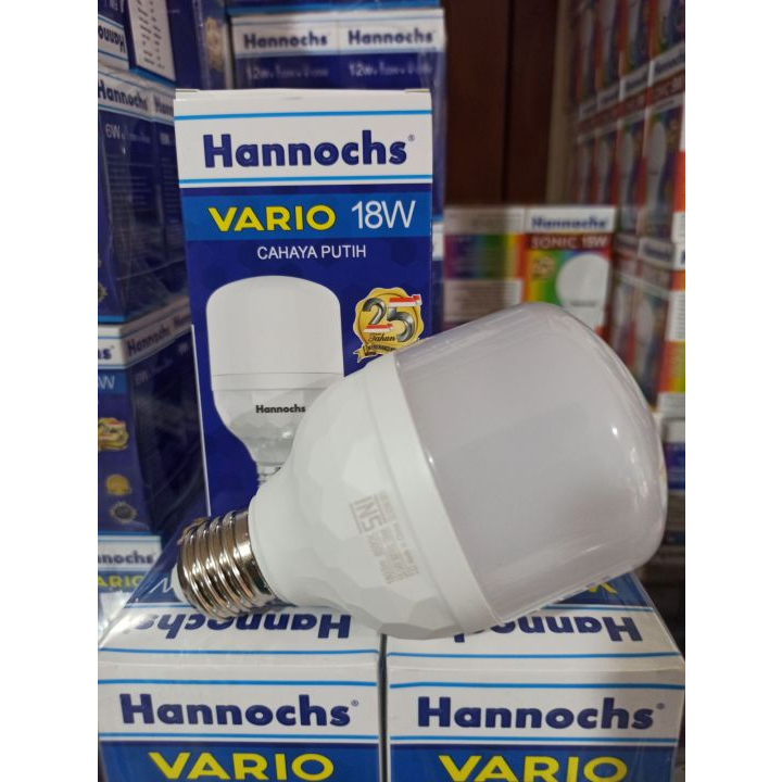 Hannochs Bola Lampu LED BULB 18W Vario Hannochs Kapsul Tabung 18 watt