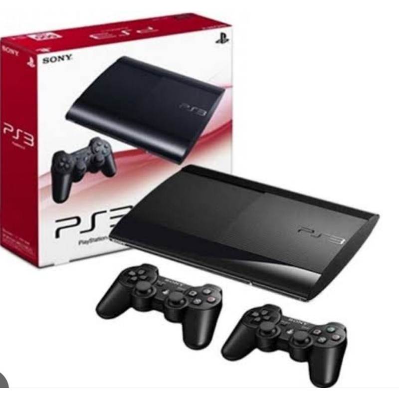 Ps3 superslim seri 4000 500gb lengkap stik original segel void