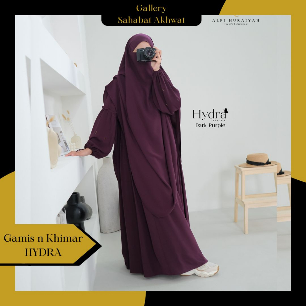 HYDRA GAMIS n KHIMAR BASIC n FRENCH KHIMAR FK by ALFI HURAIYAH