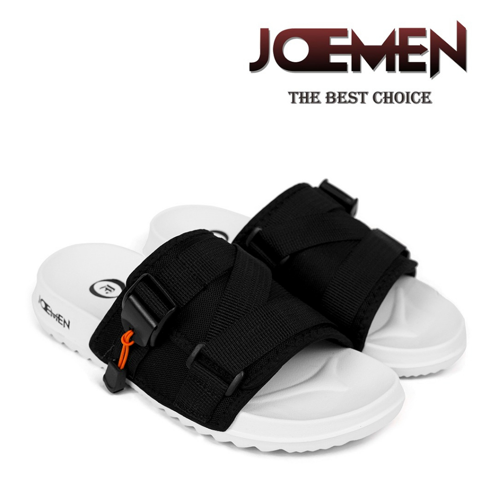 Sandal Pria Slide Joemen S 87 Original 100% Brand Lokal Slip on Sendal Anti Licin Ringan Sandal Cowok Selop Kekinian 2023