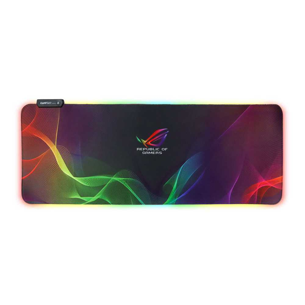 Gaming Mouse Pad Illuminated RGB 800x300x3mm Mosped Alas Anti Slip Aksesoris Gamers Material Lembut Berkualitas