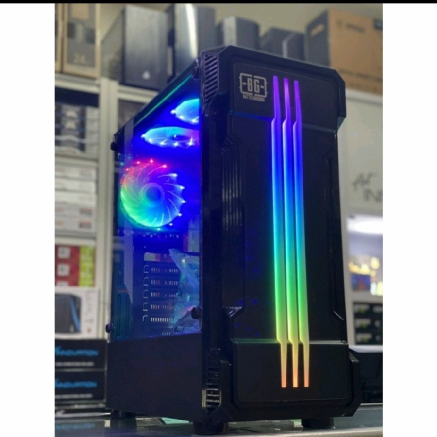 Pc gaming core i7 3770 ram 16 gb ssd 120 gb hdd 500gb edit lancar keyboard mouse gaming