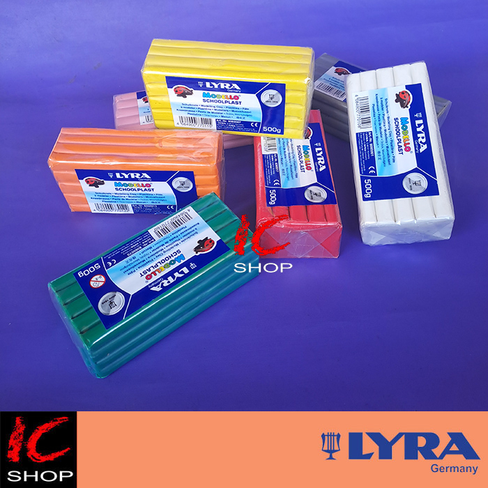 

Malam Premium Besar Lyra 500g / Plastisin / Modello Schoolplast