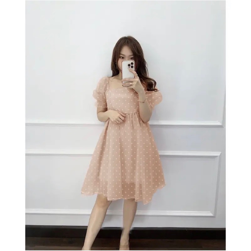 MINI DRESS PUFFY ORNELA / GAUN PESTA ORGANZA FASHION / NEW DRESS / DRESS NATALAN TERBARU 2022-2023