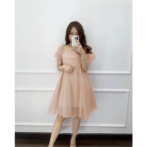 POLKA DRESS PARTY / MINI DRESS PESTA BISA BUAT BB 45-75KG