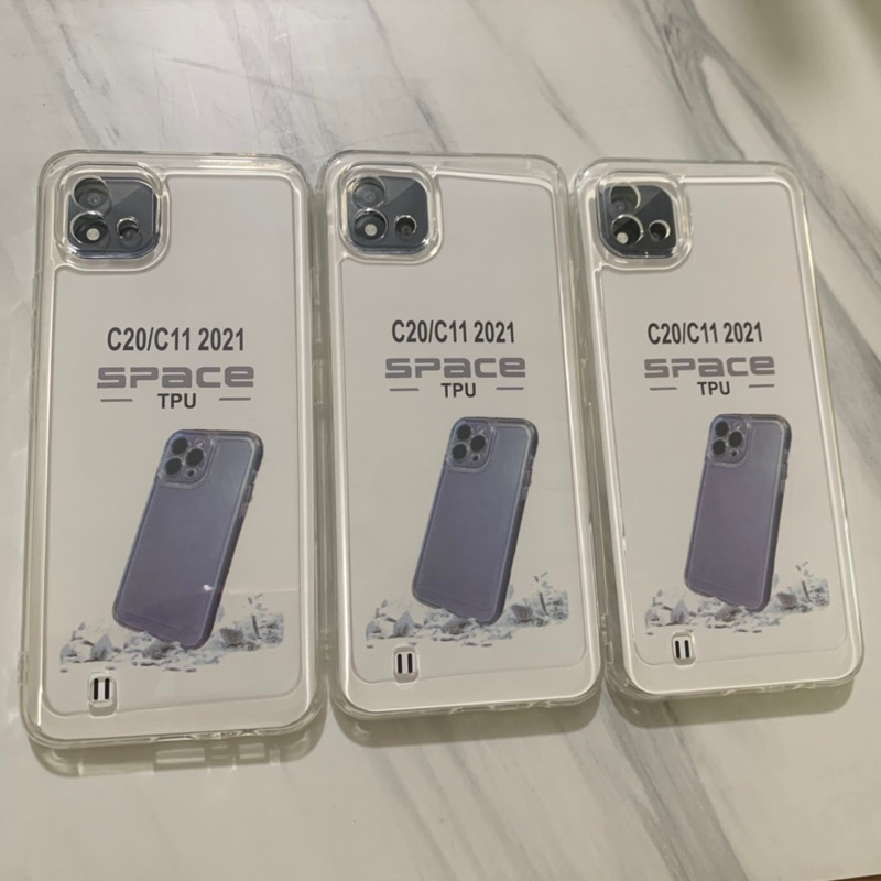 Softcase Realme C20 C11 2021 Realme C21 Realme C21Y - Case Clear Bening Space Tpu - UA