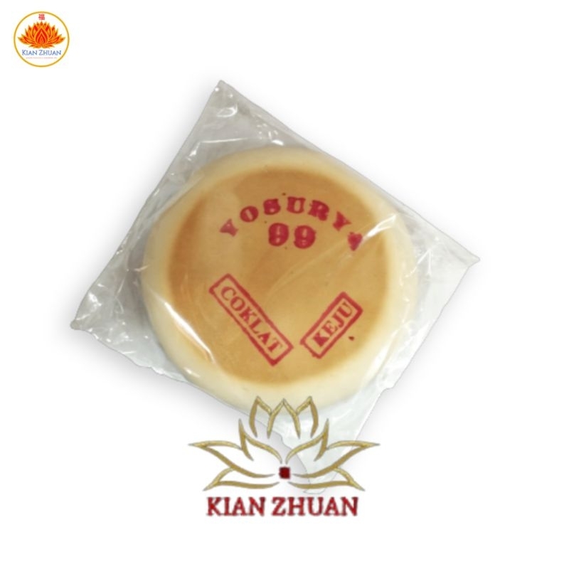 MoonCake Kue Bulan Putih Bulat YoPoLiang, YoPoSiang, YoSurya / Cokelat, Cokelat Keju, Keju, Cempedak, Durian