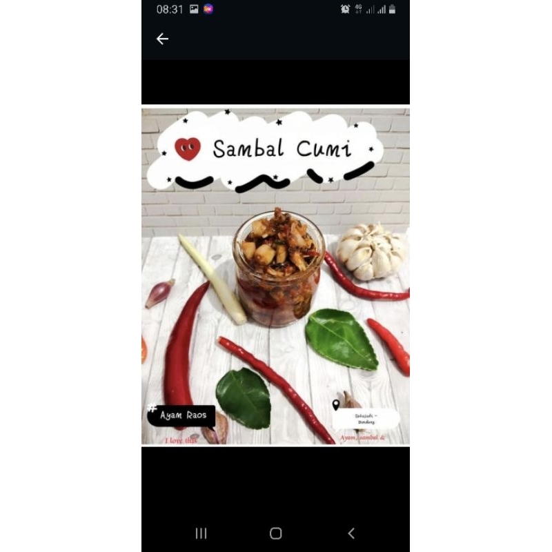 

sambal cumi