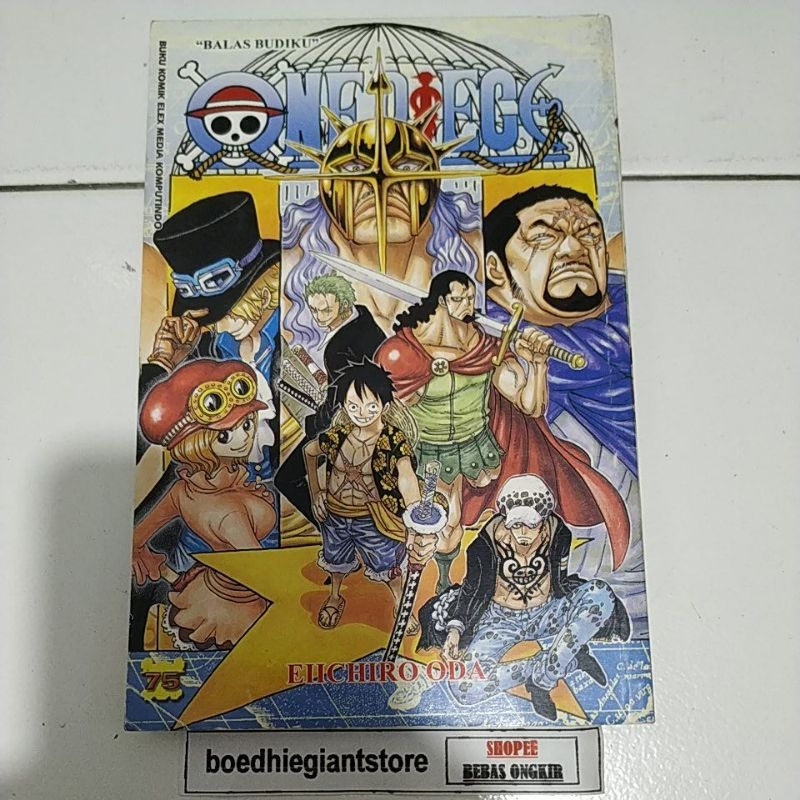 Komik one piece 75, kolpri