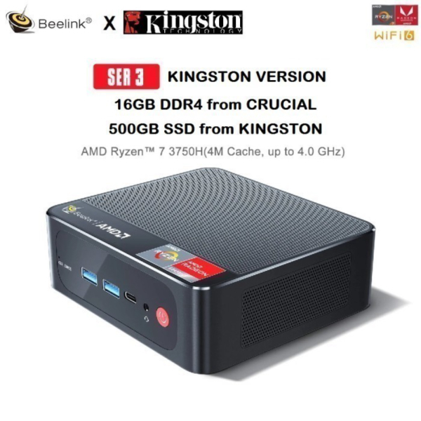 Dijual BEELINK SER3 KINGSTON VERSION - AMD RYZEN 7 3750H MINI PC 16GB 500GB Limited