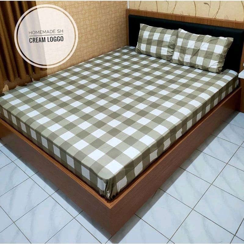 SPREI POLOS AESTHETIC KOTAK 180 ,160 , 120 HOME MADE