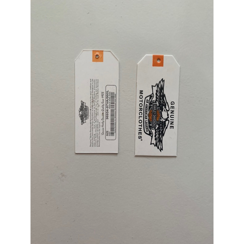 

Label Hangtag Harley Davidson