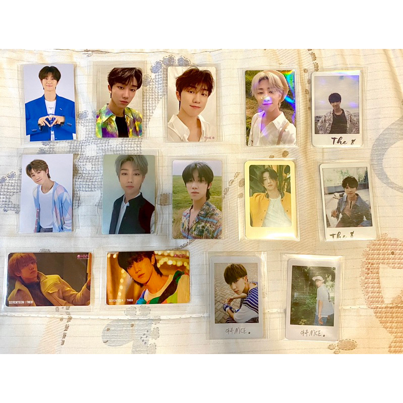 THE8 SEVENTEEN PHOTOCARDS BERET YMMDAY AL1 AJU NICE