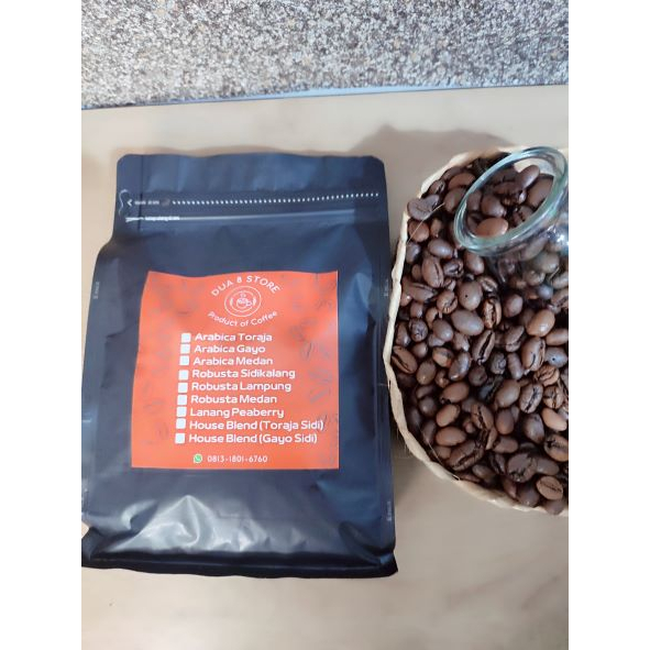 

PROMO KOPI LANANG PEABERRY ROBUSTA LAMPUNG GRAM - ROASTED BEAN