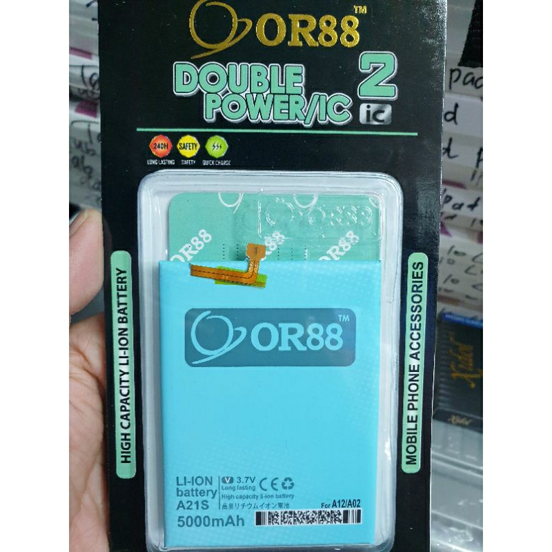 Baterai ORIENS Double Power 2 IC SAMSUNG A21S/A02/A12/EB-BA217ABY