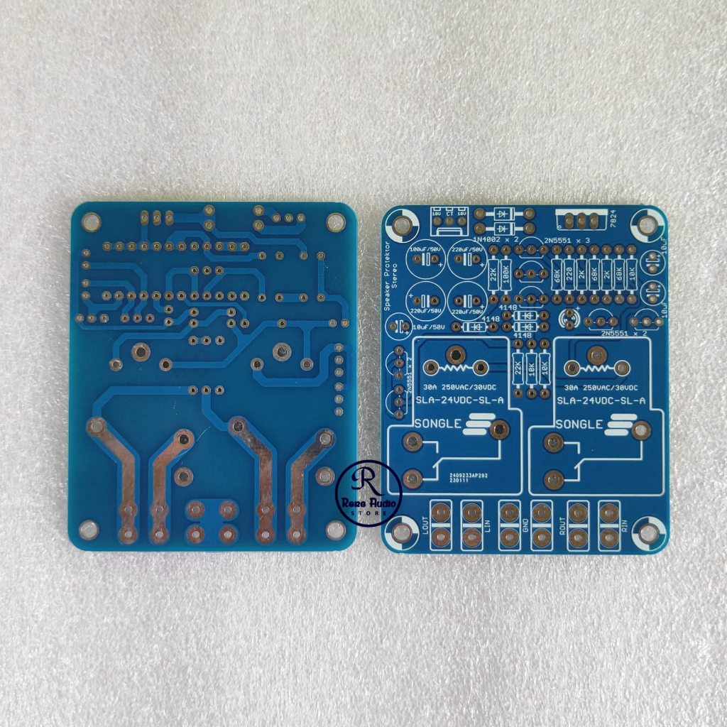 PCB Speaker Protektor / Protek Stereo Double Layer FR4 Fiber