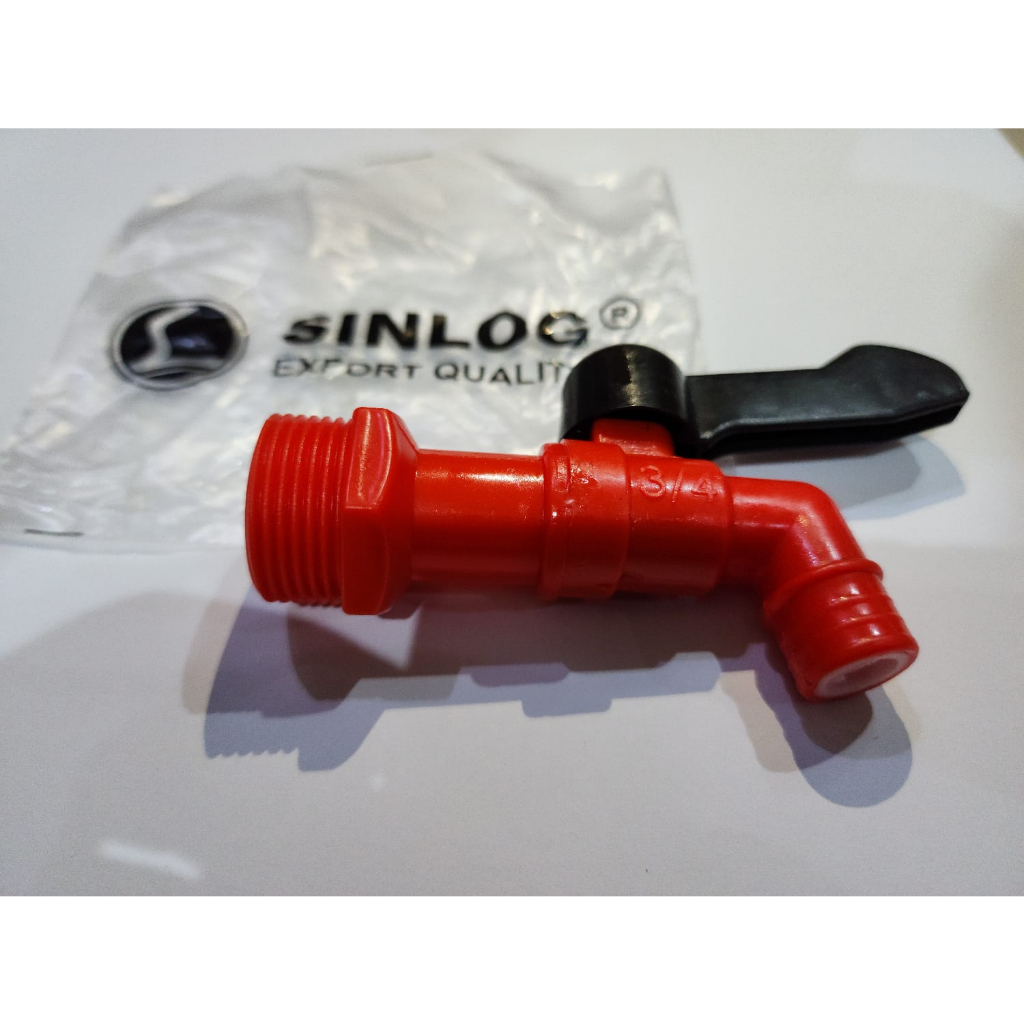 KRAN AIR SINLOG MERAH 3/4 INCH ORIGINAL