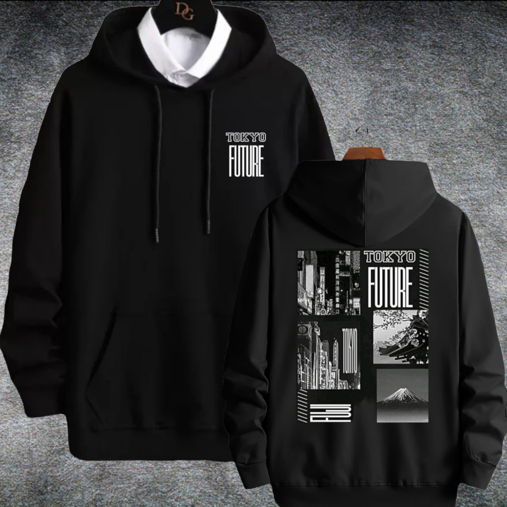 AVH Baju Hoodie New cute bear Oversize Pria Sweater Hoddie Over Size Laki Laki Sweeter Hudy Cowok Su