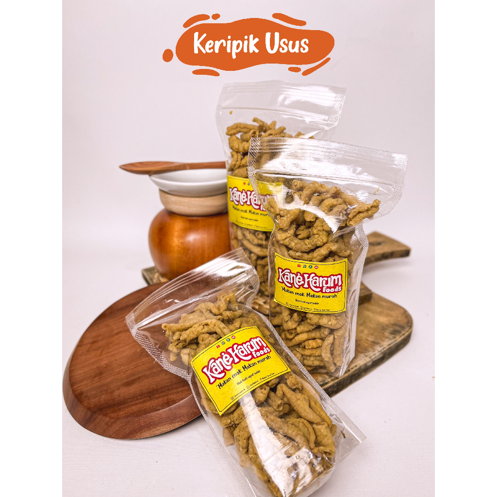 

Keripik Usus - KANE HARUM FOODS (150gr)