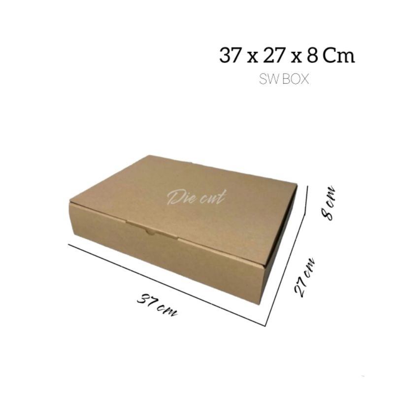 

kardus/karton uk 37x27x8 cm die cut pizza dll