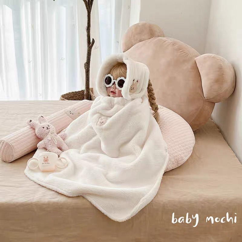 LITTLEDAISY | HEBE Kids Kimono Baby / Selimut Anak Bayi Travel Hood Premium Quality / Handuk Bayi Selimut Stroller Bayi Model Korea