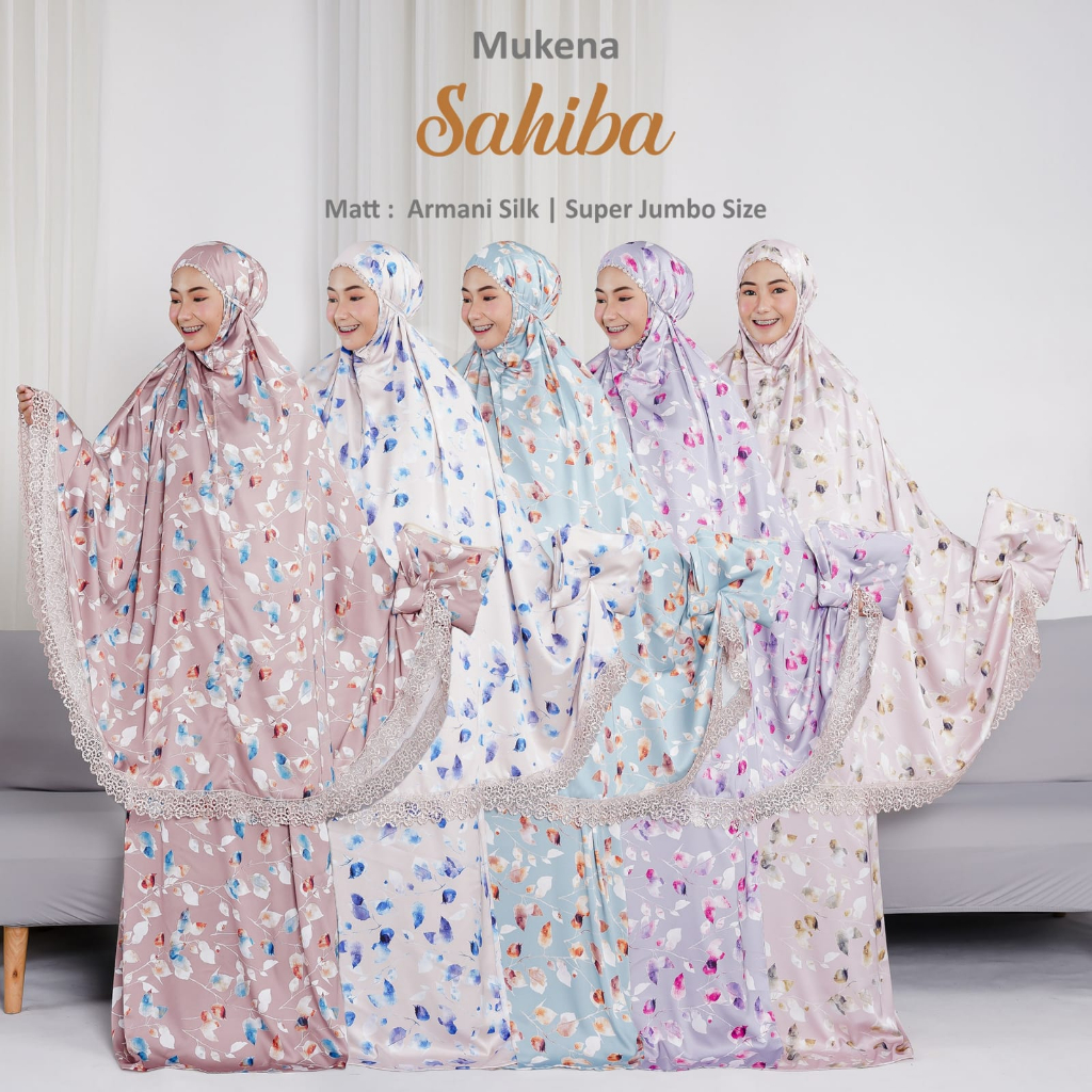 mukena dewasa mukena motif 3in1 motif 3D mukena premium zoe mukena silk super jumbo renda mewah