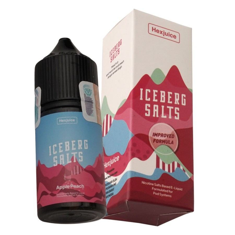 Iceberg Salts Apple Peach Salt Nic 30ML 30MG by Hex Juice