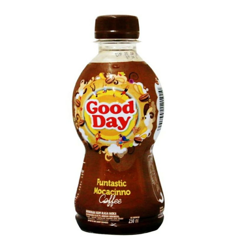 

good day funtastic mocacino, tiramisu bliss, avocado delight, originale capucino 250ml