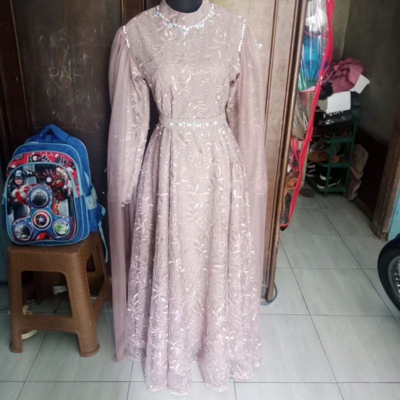 gaun terbaru gaun pesta muslim gaun formal wedding dress gamis muslim gamis kondangan gamis lamaran