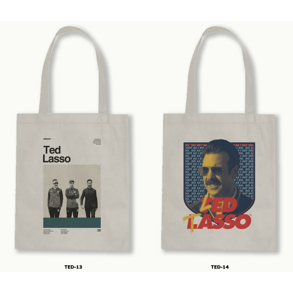 TOTE BAG BLACU  - TED LASSO 1