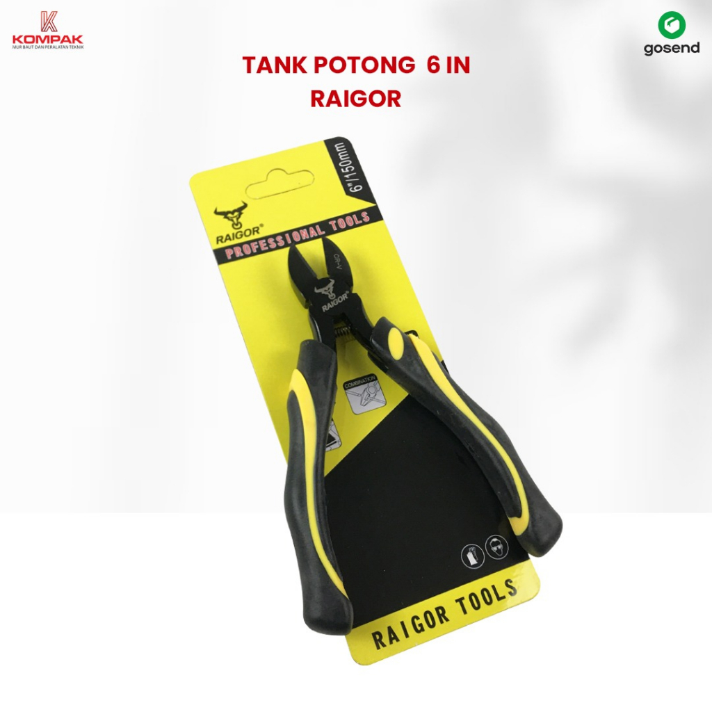 RAIGOR TANG POTONG 6 INCHI - TANG KNEP - TANG KNIP