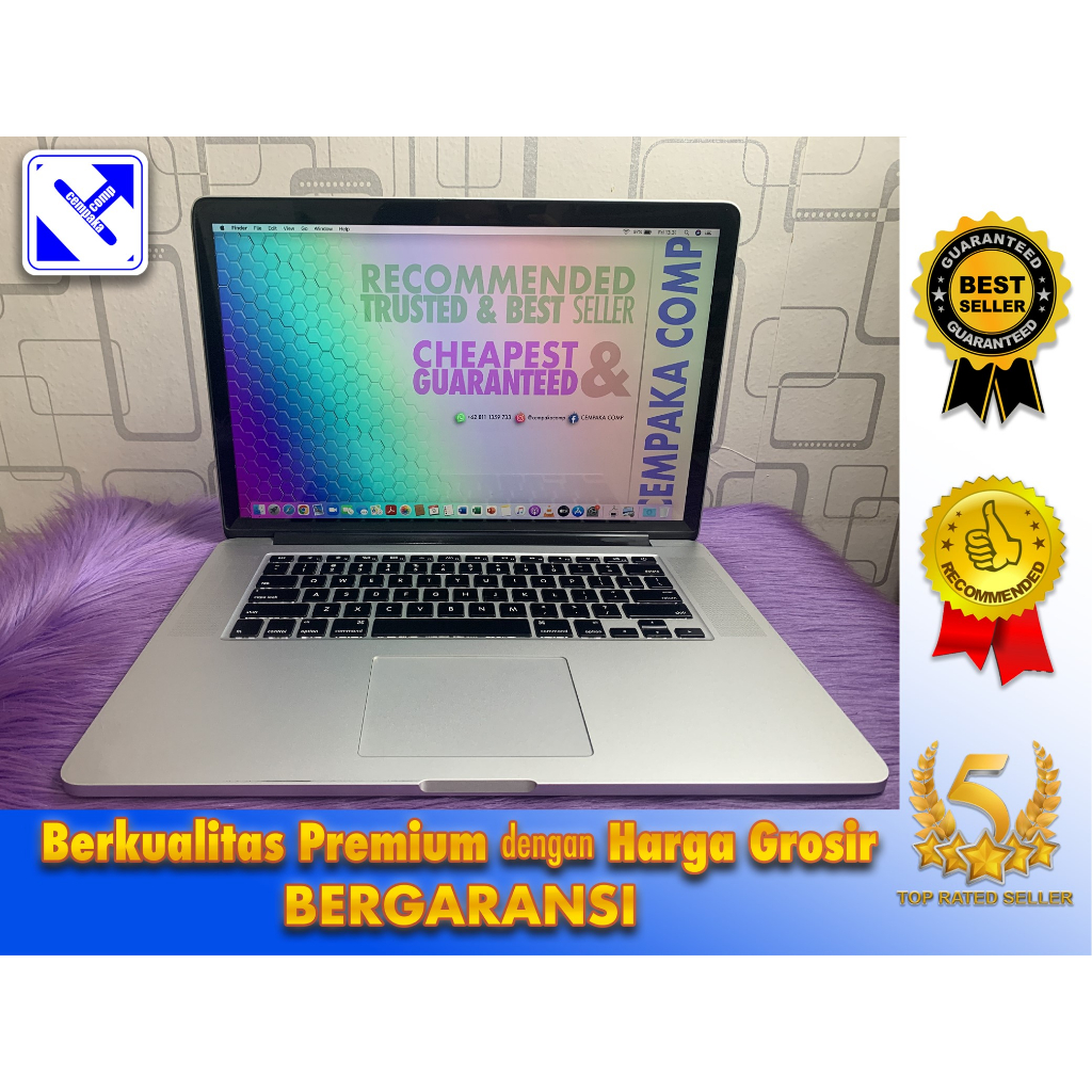 MacBook Pro Retina 2015 15in Core i7 16GB SSD 512GB