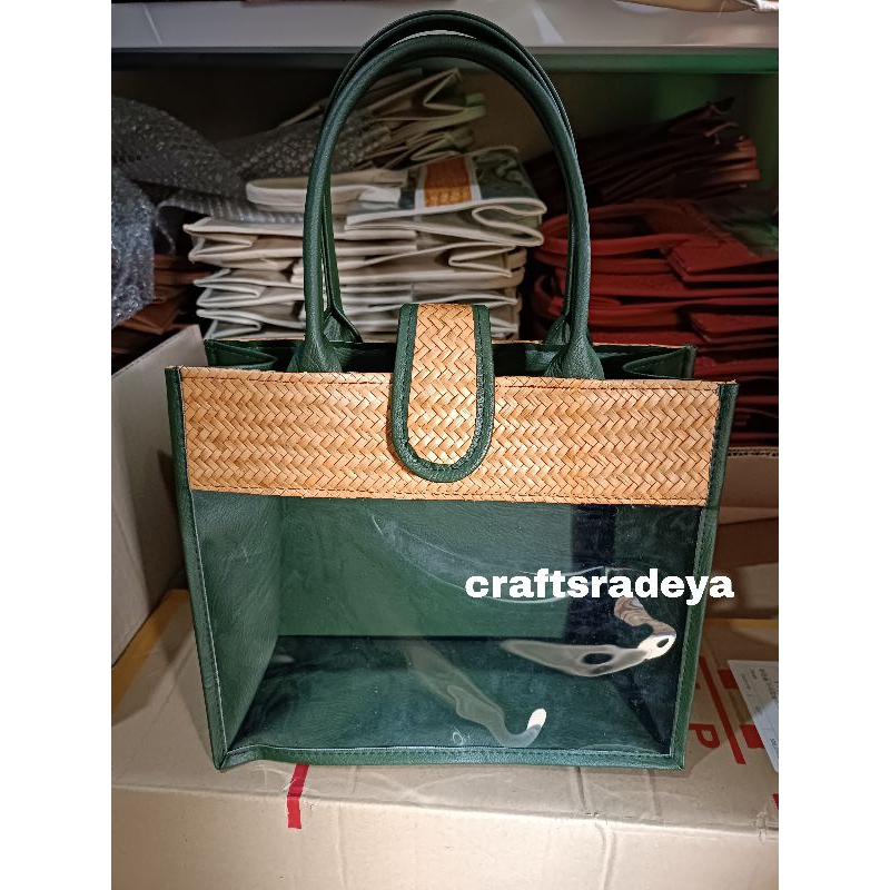 

RB Tas anyaman hampers Mika Tutup Lidah / Goodiebag Toples Hadiah souvenir Idulfitri Natal Imlek