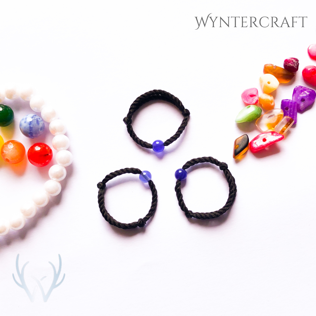 WA148 Mysterious Ring Cincin Unisex Batu Alam by Wynter Craft