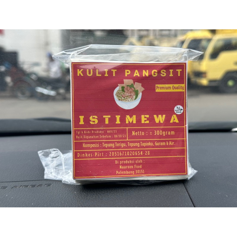 

Kulit Pangsit Premium 350Gram