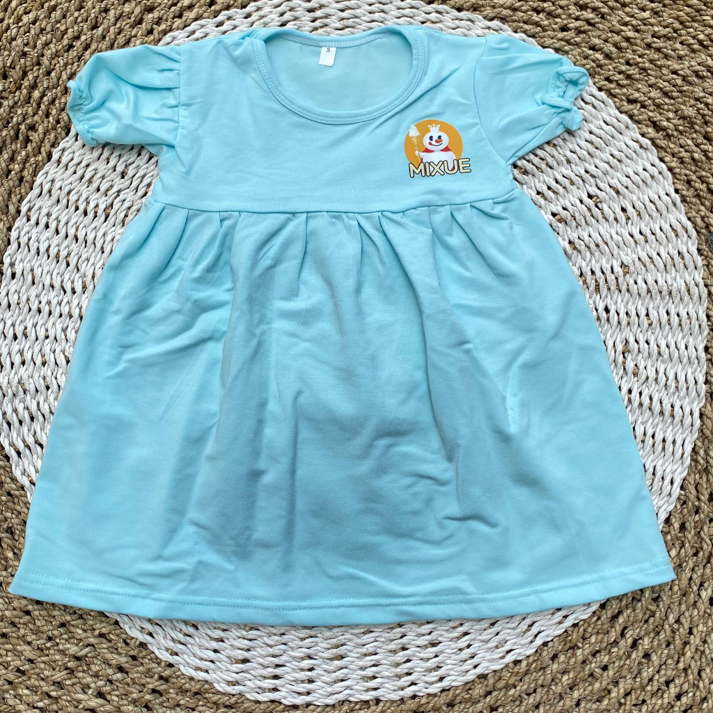 Dress mixue anak perempuan baju anak perempuan dress kekinian DNW BABY