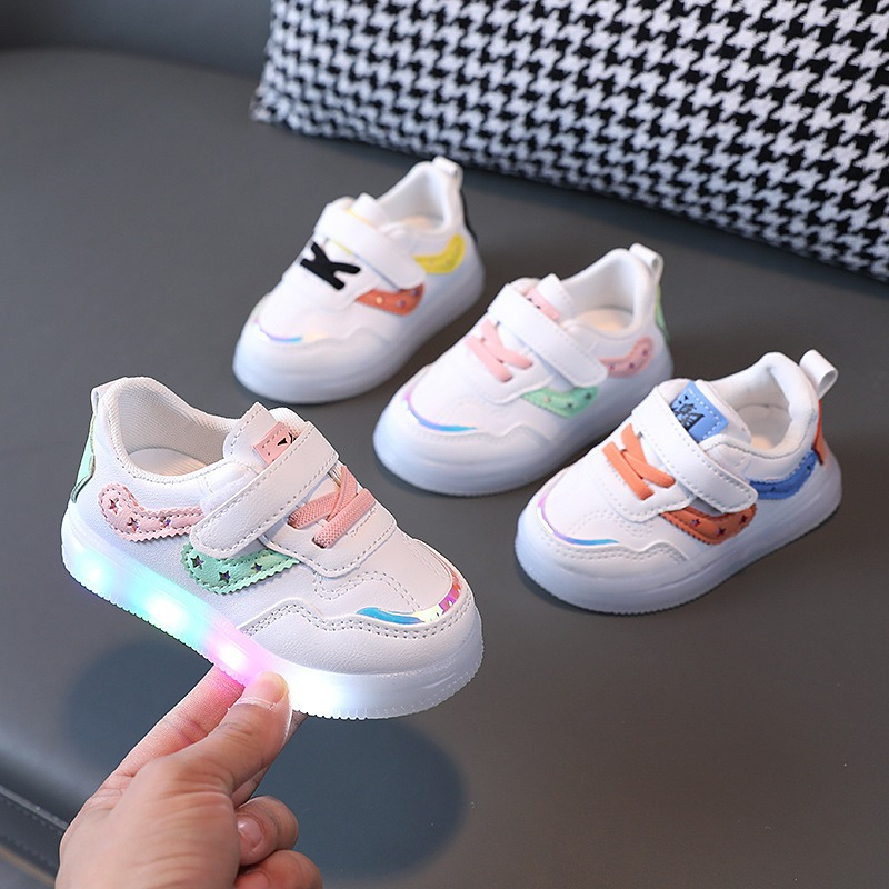 Sepatu Sneakers Anak Sepatu Anak Led Lampu Import