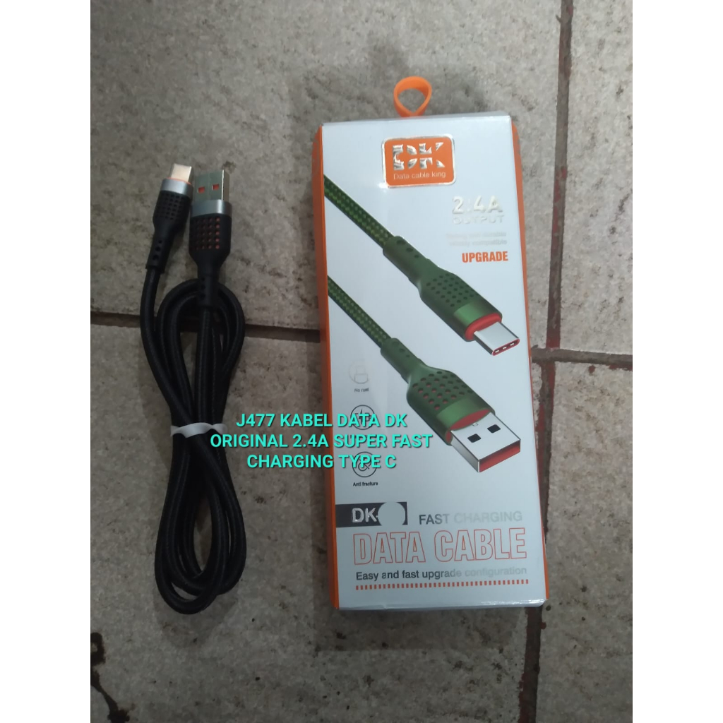 J477 ORI KABEL DATA KING SUPER FAST CHARGING TIPE TYPE C CABLE  USB CASAN cas qualcom quick charge flash maximum speed quallcom charger hp handphone androit faster multi universal original qc tc MULTI CASAN SPEED Faster Charging High speed transmission fa