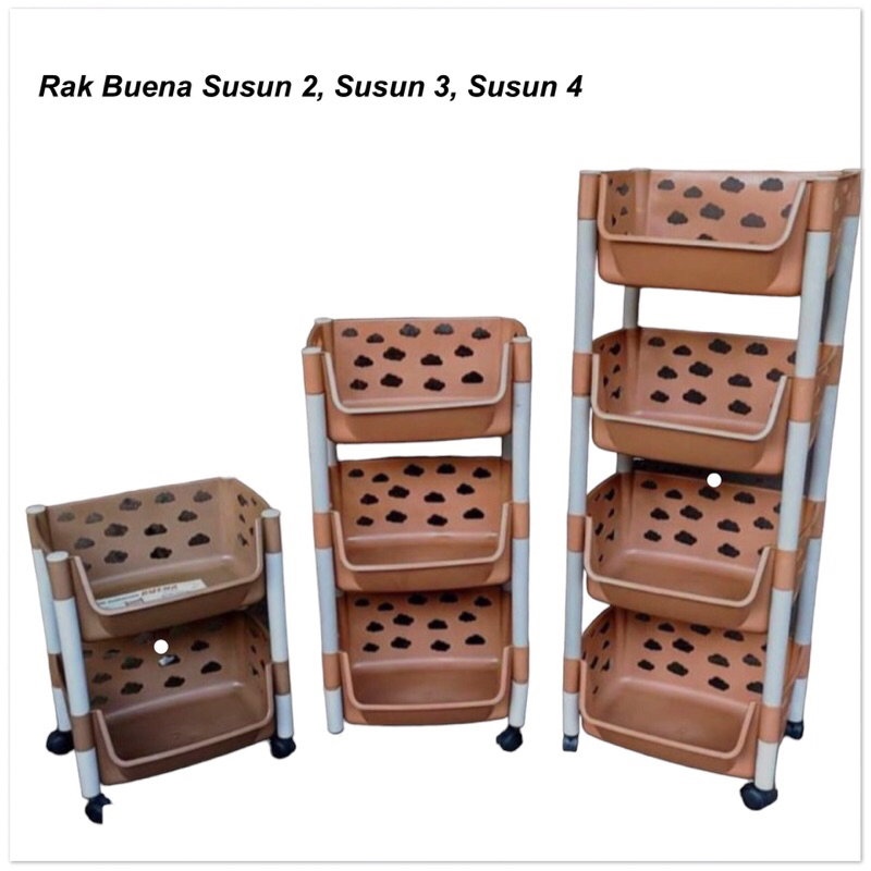 Rak Buena Susun 2/Susun 3/Susun 4/Rak Serbaguna