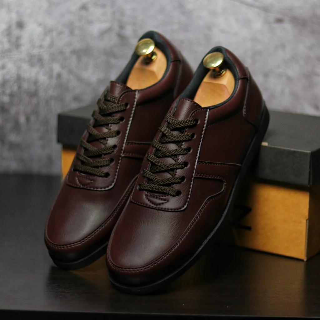 ROVER!!Sepatu Pansus Pria Model polos Kulit Asli Mocasin Slip On Pria Trendy Santai Nongkrong Main