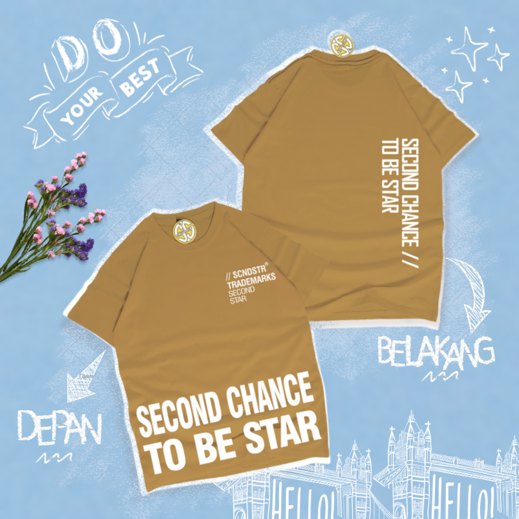 Second Star baju anak Laki-laki perempuan Kaos oblong 1 - 12 tahun Street Wear