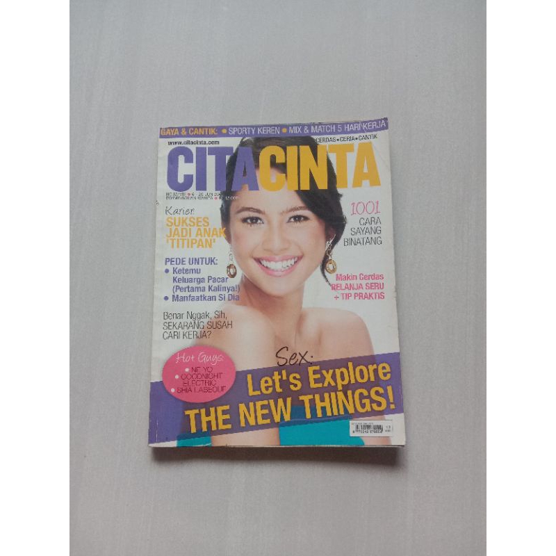 MAJALAH CITACINTA EDISI JUNI 2007 COVER BYE MARIANA RENATA