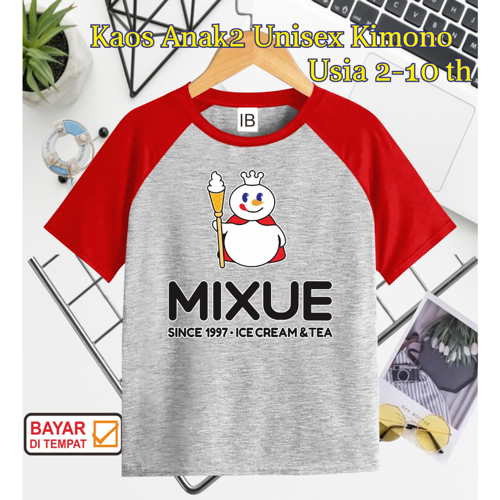 ((IB))KAOS ANAK2 UNISEX KIMONO/MIXUE DIGITAL SABLON