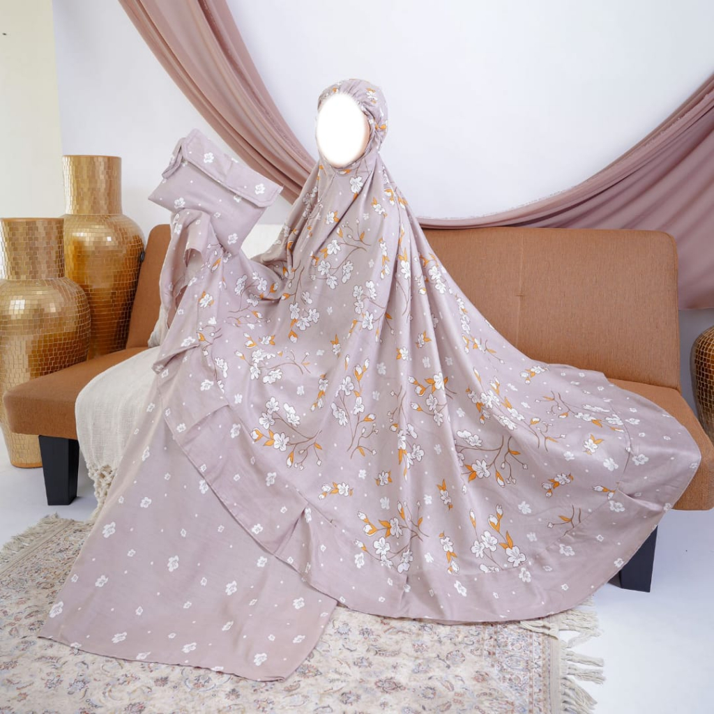MUKENA RAYON MOTIF JUMBO NEW