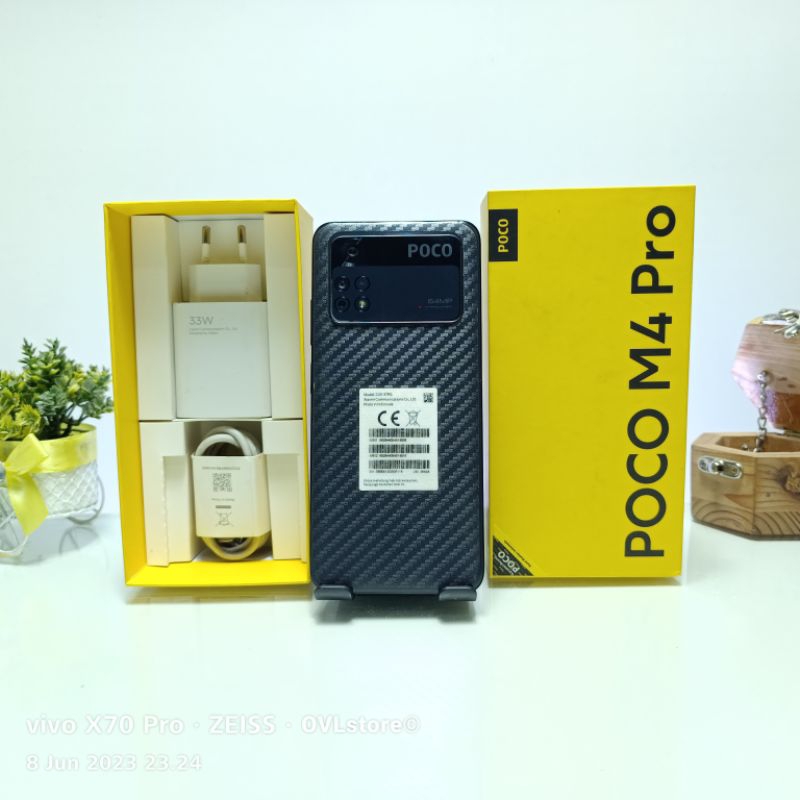 XIAOMI POCO M4 PRO 8/256 GB HP SECOND BEKAS RAM 8 INTERNAL 256GB