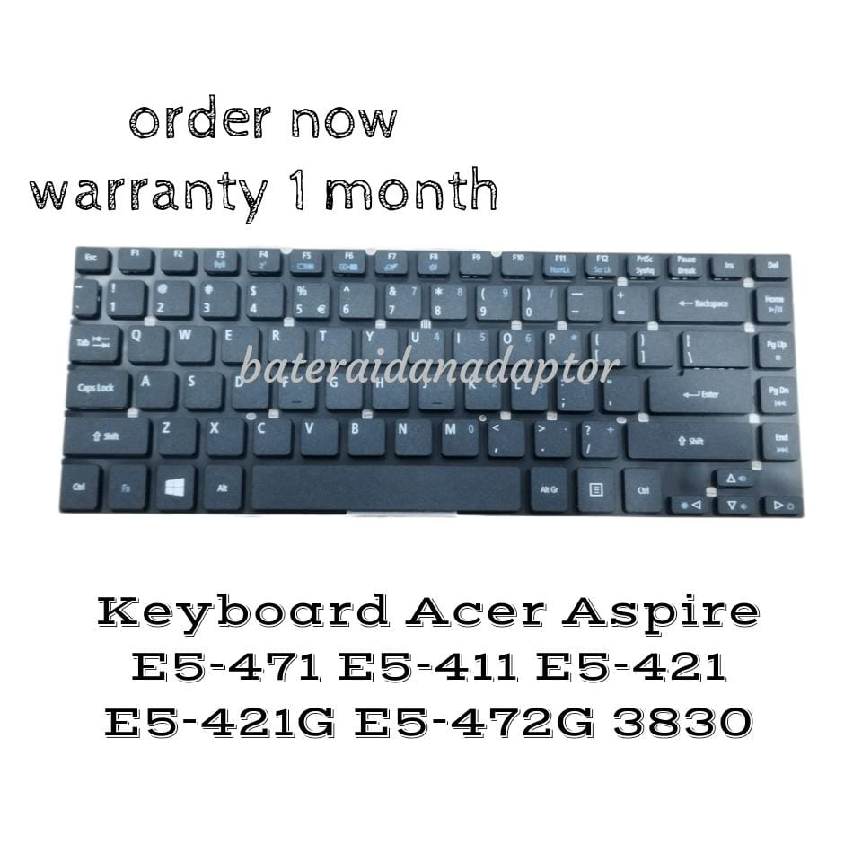 Keyboard Acer Aspire E5-471 E5-411 E5-421 E5-421G E5-472G