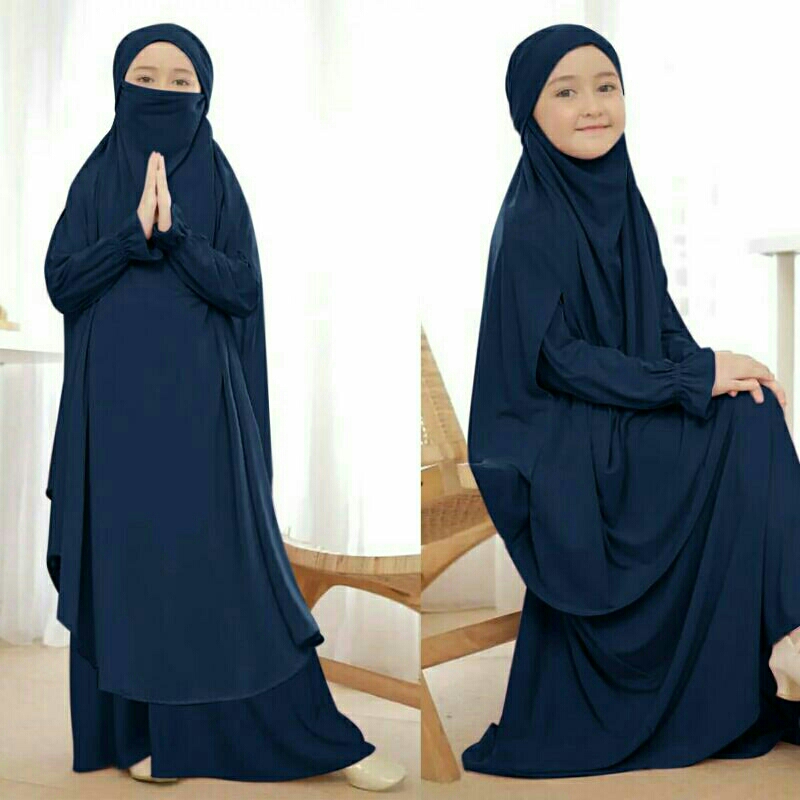 Alana Khimar Set Gamis "FATIMAH" by Alana kids