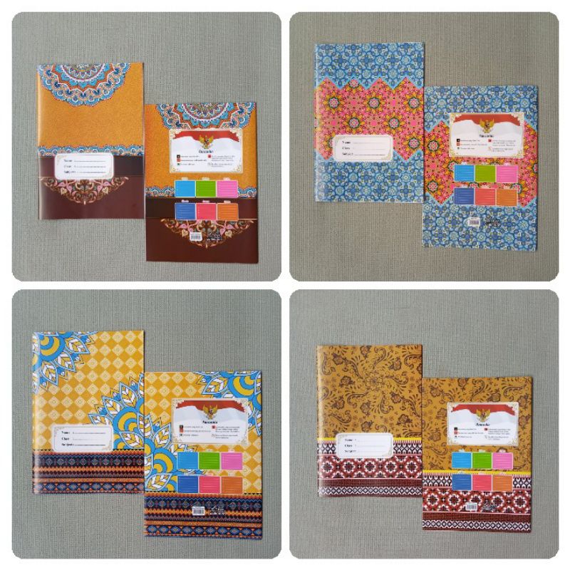 

Sampul Buku Kertas Boxi BATIK / Big Boss Motif Batik-80gram (ISI 20Pcs)